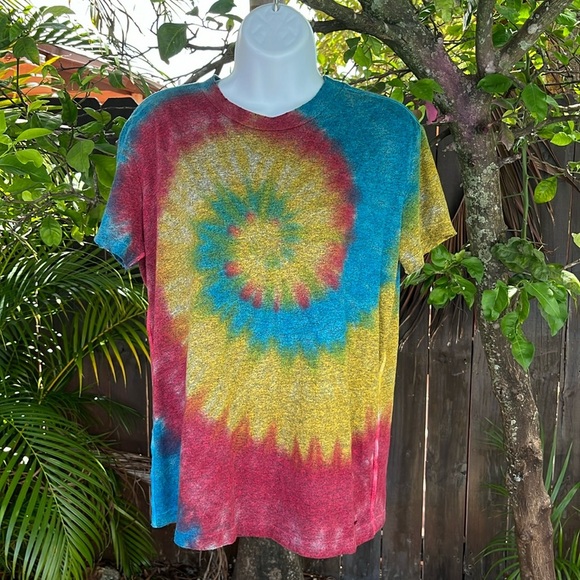 n: PHILANTHROPY Women’s Tie Dye Tee Hippie Boho size x small - Picture 1 of 7